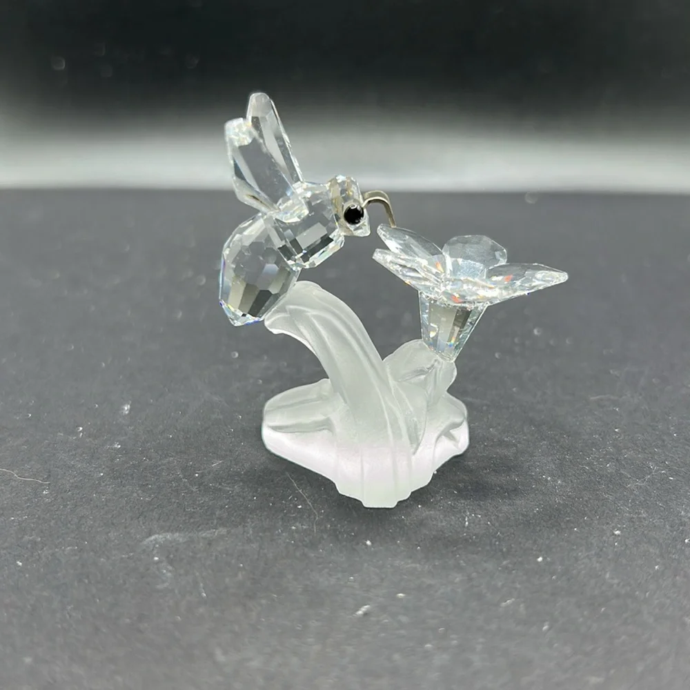 Swarvoski Silver Crystal Honey Bee on Flower. Excellent condition. - Picture 3 of 5